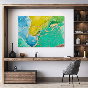 Yellow Marble Art | MusaArtGallery™