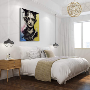 Yellow Samurai Wall Art | MusaArtGallery™ 