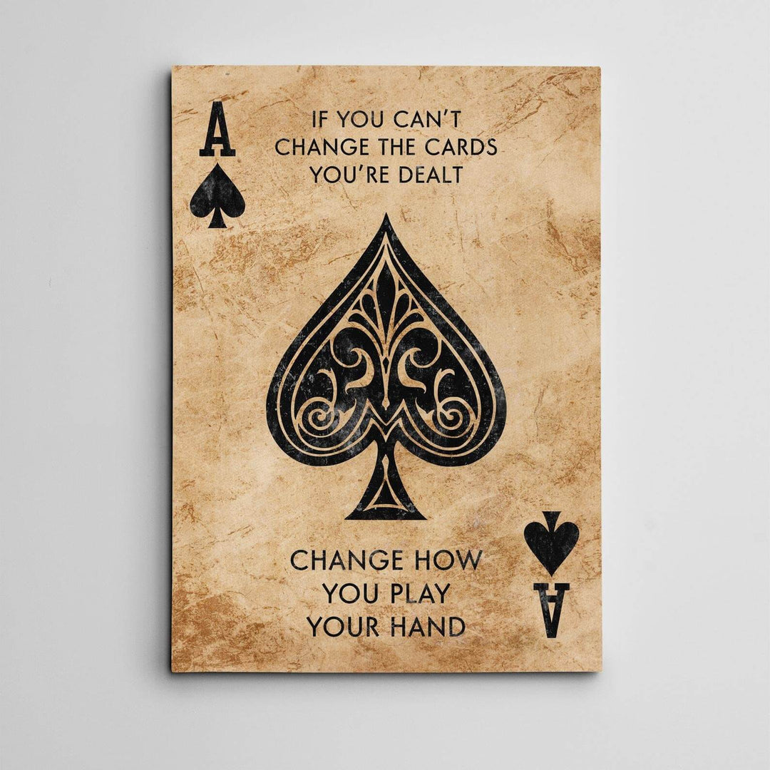 Motivational Ace of Spades Art | MusaArtGallery™