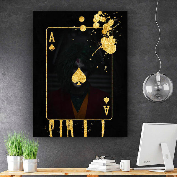 Joker Ace of Spades Art | MusaArtGallery™ 