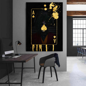 Joker Ace of Spades Art | MusaArtGallery™ 