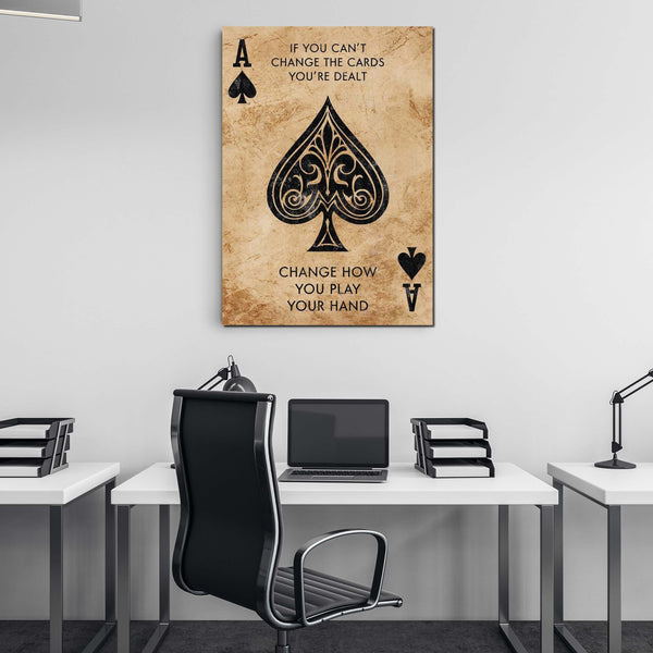 Motivational Ace of Spades Art | MusaArtGallery™