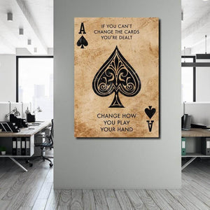Motivational Ace of Spades Art | MusaArtGallery™