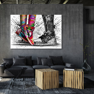 Graffiti Jordan Canvas - Air Jordan Graffiti Art