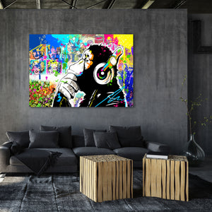 Chimp Banksy Street Art - Graffiti Wall Art