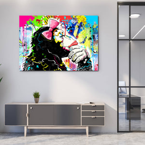 Female Chimp Banksy Street Art - Graffiti Wall Art
