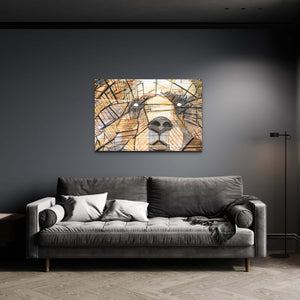 Bear Graffiti Wall Art - Street art on canvas