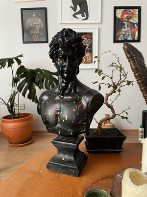 Pop Art David Bust Statue - David Bust Statue for sale