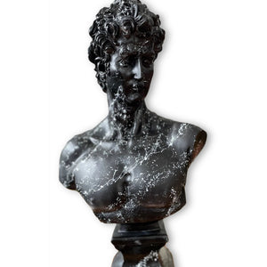Black and White David Bust Statue - David Bust Statue for Sale