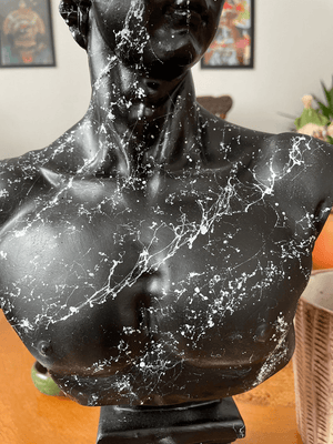 Black and White David Bust Statue - David Bust Statue for Sale
