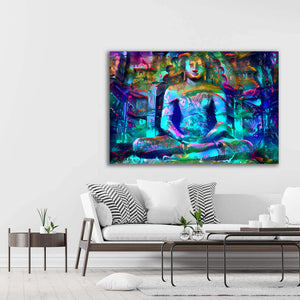 Psychedelic Buddha Art