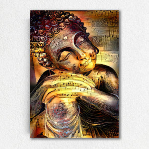 Peaceful Buddha Canvas - Modern Art on Canvas on sale