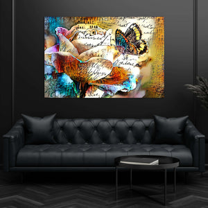 Butterflies Canvas Wall Art - Modern art on canvas