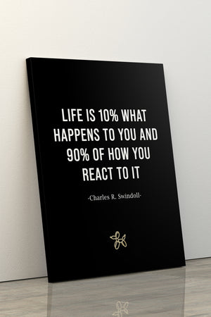 Charles Swindoll Quote Canvas - Motivational Wall Art