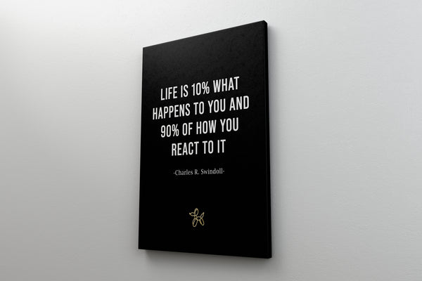 Charles Swindoll Quote Canvas - Motivational Wall Art
