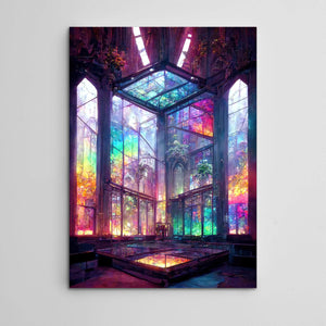 Colorful Windows Canvas Print