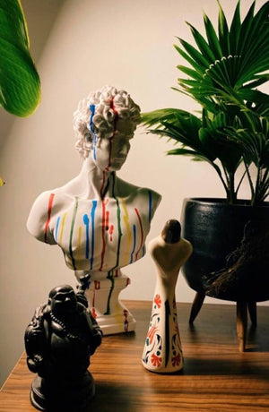 Colorful David Bust Statue - David Bust Statue For Sale