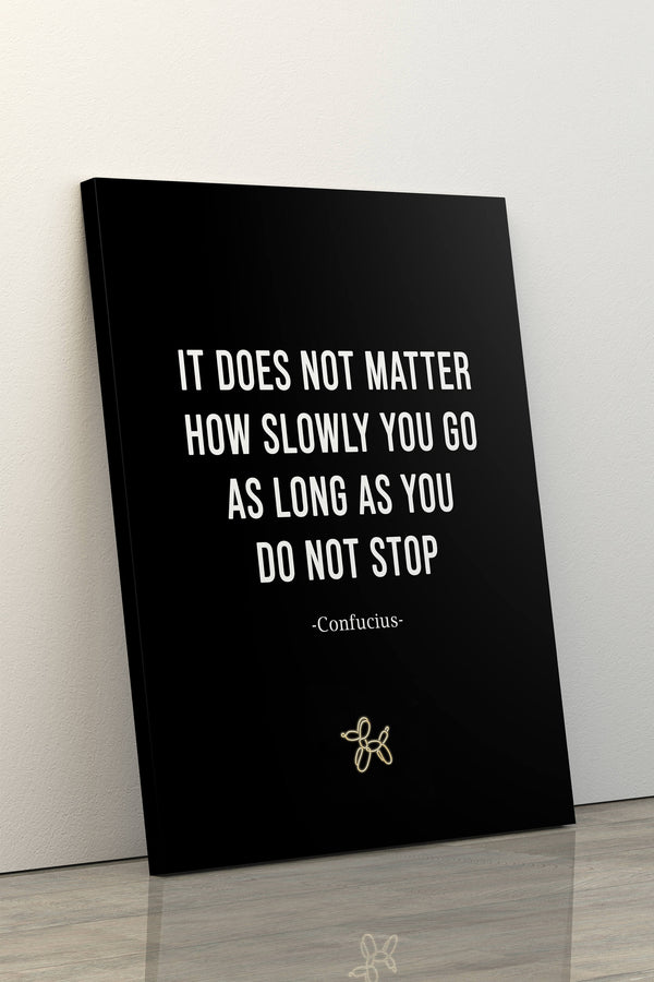 Confucius Quote Canvas - Motivational Wall Art