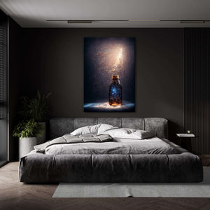 Cosmos Jar Canvas Print