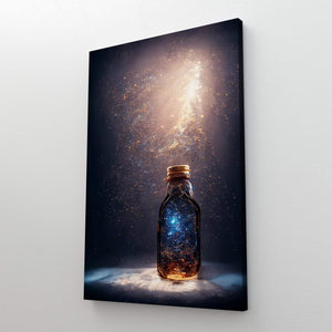 Cosmos Jar Canvas Print