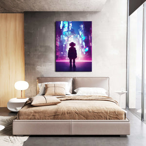 Cyberpunk Child Canvas Print