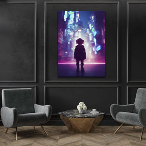 Cyberpunk Child Canvas Print