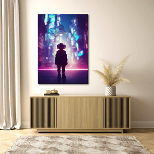 Cyberpunk Child Canvas Print