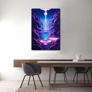 Cyberpunk City Canvas Print - Trippy Art | MusaArtGallery™