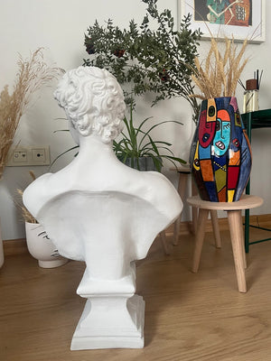Large David Bust Statue