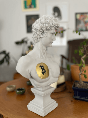 Bitcoin David Bust Statue - David Bust Statue for sale