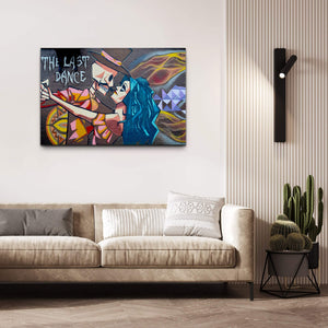Dance Graffiti Wall Art - street art on canvas