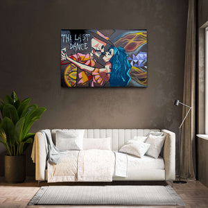 Dance Graffiti Wall Art - street art on canvas