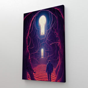 Deep Maze Canvas Print