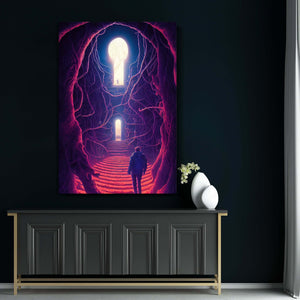 Deep Maze Canvas Print