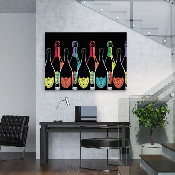 dom perignon canvas - Champagne Art