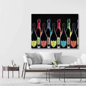 dom perignon canvas - Champagne Art