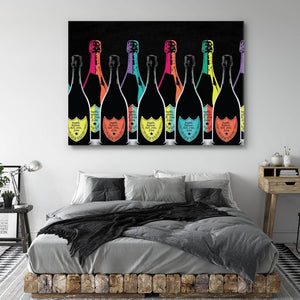 dom perignon canvas - Champagne Art
