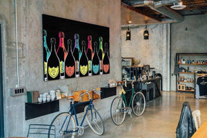 dom perignon canvas - Champagne Art