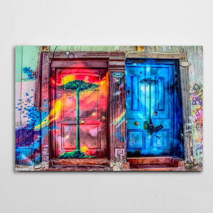 Door Graffiti Wall Art