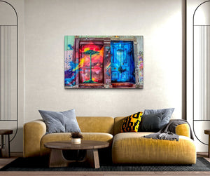 Door Graffiti Wall Art