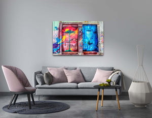 Door Graffiti Wall Art