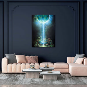 Earth Circle Canvas Print - Trippy Art | MusaArtGallery™