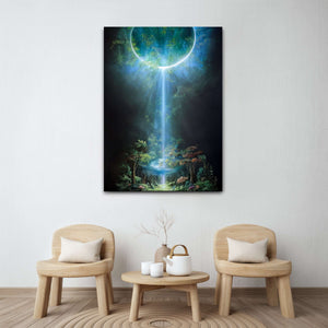 Earth Circle Canvas Print - Trippy Art | MusaArtGallery™