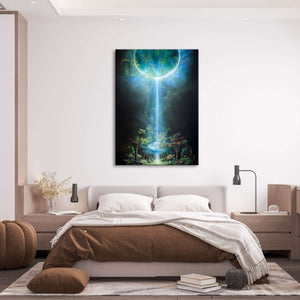 Earth Circle Canvas Print - Trippy Art | MusaArtGallery™