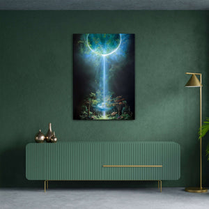 Earth Circle Canvas Print - Trippy Art | MusaArtGallery™