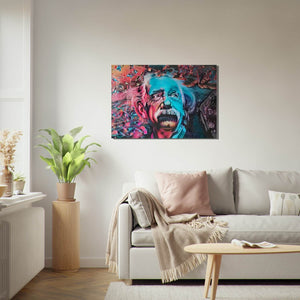 Einstein Graffiti Art - Street Art on canvas