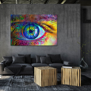 Colorful Eye Canvas - Eye Art