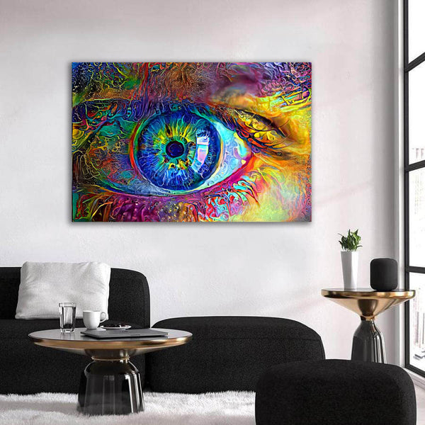 Colorful Eye Canvas - Eye Art