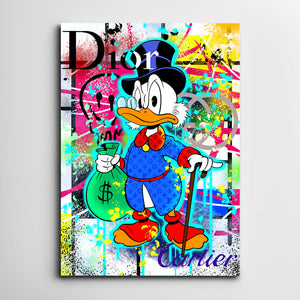 Scrooge Mcduck Canvas - Pop Canvas