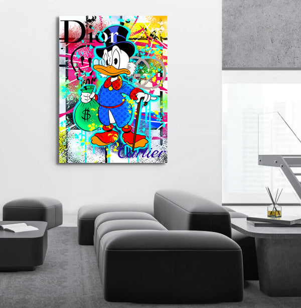 Scrooge Mcduck Canvas - Pop Canvas